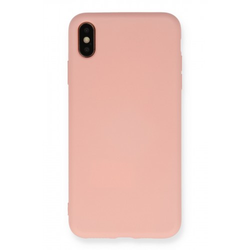 Newface iPhone XS Max Kılıf Nano içi Kadife Silikon - Pembe Newface iPhone XS Max Kılıf Nano içi Kadife Silikon - Pembe