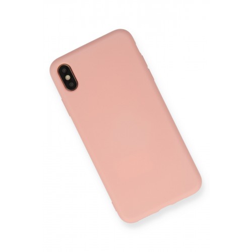 Newface iPhone XS Max Kılıf Nano içi Kadife Silikon - Pembe Newface iPhone XS Max Kılıf Nano içi Kadife Silikon - Pembe