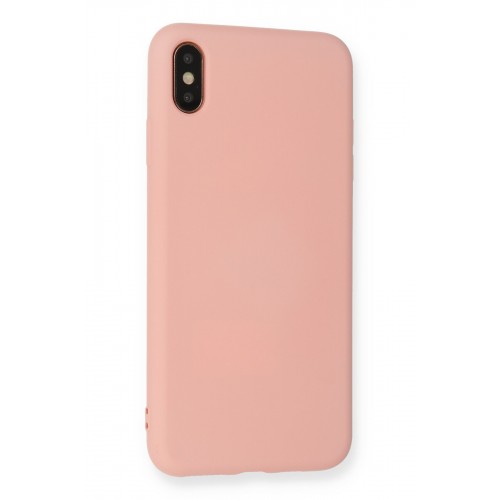 Newface iPhone XS Max Kılıf Nano içi Kadife Silikon - Pembe Newface iPhone XS Max Kılıf Nano içi Kadife Silikon - Pembe