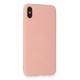 Newface iPhone XS Max Kılıf Nano içi Kadife Silikon - Pembe Newface iPhone XS Max Kılıf Nano içi Kadife Silikon - Pembe