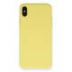 Newface iPhone XS Max Kılıf Nano içi Kadife Silikon - Mat Sarı Newface iPhone XS Max Kılıf Nano içi Kadife Silikon - Mat Sarı