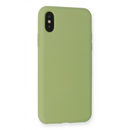 Newface iPhone XS Max Kılıf Nano içi Kadife Silikon - Yeşil Newface iPhone XS Max Kılıf Nano içi Kadife Silikon - Yeşil