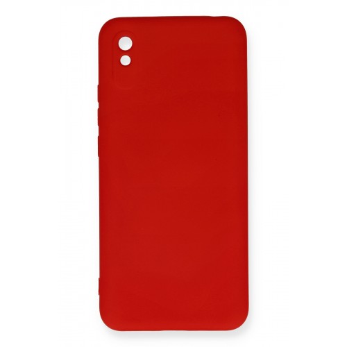 Newface Xiaomi Redmi 9A Kılıf Nano içi Kadife Silikon - Kırmızı Newface Xiaomi Redmi 9A Kılıf Nano içi Kadife Silikon - Kırmızı