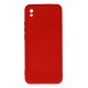Newface Xiaomi Redmi 9A Kılıf Nano içi Kadife Silikon - Kırmızı Newface Xiaomi Redmi 9A Kılıf Nano içi Kadife Silikon - Kırmızı
