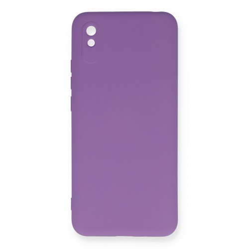 Newface Xiaomi Redmi 9A Kılıf Nano içi Kadife Silikon - Mor Newface Xiaomi Redmi 9A Kılıf Nano içi Kadife Silikon - Mor
