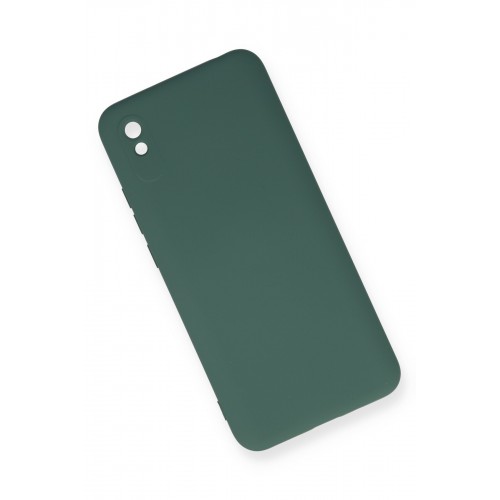 Newface Xiaomi Redmi 9A Kılıf Nano içi Kadife Silikon - Koyu Yeşil Newface Xiaomi Redmi 9A Kılıf Nano içi Kadife Silikon - Koyu Yeşil