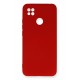 Newface Xiaomi Redmi 9C Kılıf Nano içi Kadife Silikon - Kırmızı Newface Xiaomi Redmi 9C Kılıf Nano içi Kadife Silikon - Kırmızı