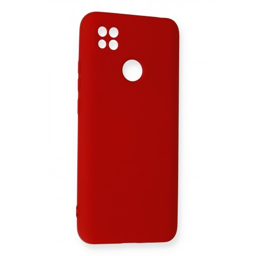 Newface Xiaomi Redmi 9C Kılıf Nano içi Kadife Silikon - Kırmızı Newface Xiaomi Redmi 9C Kılıf Nano içi Kadife Silikon - Kırmızı