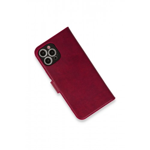 Newface iPhone 12 Pro Max Kılıf Trend S Plus Kapaklı Kılıf - Kırmızı Newface iPhone 12 Pro Max Kılıf Trend S Plus Kapaklı Kılıf - Kırmızı