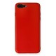 Newface iPhone 8 Plus Kılıf Coco Deri Silikon Kapak - Kırmızı Newface iPhone 8 Plus Kılıf Coco Deri Silikon Kapak - Kırmızı