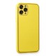 Newface iPhone 11 Pro Kılıf Coco Deri Silikon Kapak - Sarı Newface iPhone 11 Pro Kılıf Coco Deri Silikon Kapak - Sarı