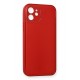 Newface iPhone 12 Kılıf Coco Deri Silikon Kapak - Kırmızı Newface iPhone 12 Kılıf Coco Deri Silikon Kapak - Kırmızı