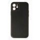 Newface iPhone 12 Kılıf Coco Deri Silikon Kapak - Siyah Newface iPhone 12 Kılıf Coco Deri Silikon Kapak - Siyah