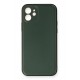 Newface iPhone 12 Mini Kılıf Coco Deri Silikon Kapak - Yeşil Newface iPhone 12 Mini Kılıf Coco Deri Silikon Kapak - Yeşil