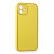 Newface iPhone 12 Mini Kılıf Coco Deri Silikon Kapak - Sarı Newface iPhone 12 Mini Kılıf Coco Deri Silikon Kapak - Sarı