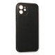 Newface iPhone 12 Mini Kılıf Coco Deri Silikon Kapak - Siyah Newface iPhone 12 Mini Kılıf Coco Deri Silikon Kapak - Siyah