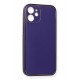 Newface iPhone 12 Mini Kılıf Coco Deri Silikon Kapak - Mor Newface iPhone 12 Mini Kılıf Coco Deri Silikon Kapak - Mor
