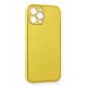 Newface iPhone 12 Pro Kılıf Coco Deri Silikon Kapak - Sarı Newface iPhone 12 Pro Kılıf Coco Deri Silikon Kapak - Sarı