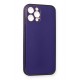 Newface iPhone 12 Pro Max Kılıf Coco Deri Silikon Kapak - Mor Newface iPhone 12 Pro Max Kılıf Coco Deri Silikon Kapak - Mor