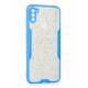 Newface Samsung Galaxy M11 Kılıf Platin Simli Silikon - Mavi Newface Samsung Galaxy M11 Kılıf Platin Simli Silikon - Mavi