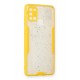 Newface Samsung Galaxy A21S Kılıf Platin Simli Silikon - Sarı Newface Samsung Galaxy A21S Kılıf Platin Simli Silikon - Sarı