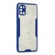 Newface Samsung Galaxy A31 Kılıf Platin Simli Silikon - Lacivert Newface Samsung Galaxy A31 Kılıf Platin Simli Silikon - Lacivert