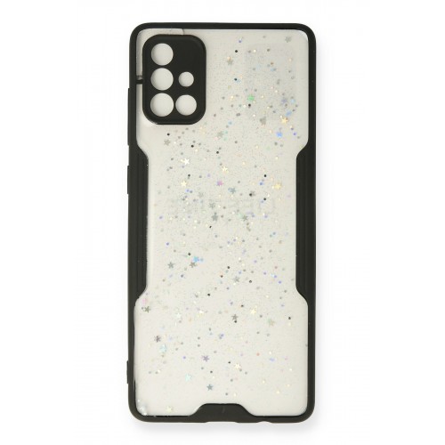 Newface Samsung Galaxy A71 Kılıf Platin Simli Silikon - Siyah Newface Samsung Galaxy A71 Kılıf Platin Simli Silikon - Siyah