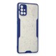 Newface Samsung Galaxy A71 Kılıf Platin Simli Silikon - Lacivert Newface Samsung Galaxy A71 Kılıf Platin Simli Silikon - Lacivert