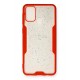 Newface Samsung Galaxy M31 Kılıf Platin Simli Silikon - Kırmızı Newface Samsung Galaxy M31 Kılıf Platin Simli Silikon - Kırmızı