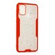 Newface Samsung Galaxy M31 Kılıf Platin Simli Silikon - Kırmızı Newface Samsung Galaxy M31 Kılıf Platin Simli Silikon - Kırmızı