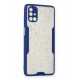 Newface Samsung Galaxy M51 Kılıf Platin Simli Silikon - Lacivert Newface Samsung Galaxy M51 Kılıf Platin Simli Silikon - Lacivert