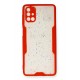 Newface Samsung Galaxy M51 Kılıf Platin Simli Silikon - Kırmızı Newface Samsung Galaxy M51 Kılıf Platin Simli Silikon - Kırmızı