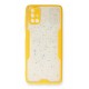 Newface Samsung Galaxy M51 Kılıf Platin Simli Silikon - Sarı Newface Samsung Galaxy M51 Kılıf Platin Simli Silikon - Sarı