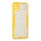Newface Samsung Galaxy M51 Kılıf Platin Simli Silikon - Sarı Newface Samsung Galaxy M51 Kılıf Platin Simli Silikon - Sarı