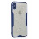 Newface iPhone X Kılıf Platin Simli Silikon - Lacivert Newface iPhone X Kılıf Platin Simli Silikon - Lacivert
