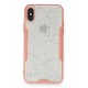 Newface iPhone XS Kılıf Platin Simli Silikon - Pembe Newface iPhone XS Kılıf Platin Simli Silikon - Pembe