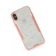 Newface iPhone XS Kılıf Platin Simli Silikon - Pembe Newface iPhone XS Kılıf Platin Simli Silikon - Pembe