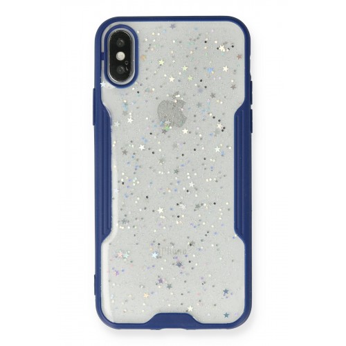 Newface iPhone XS Max Kılıf Platin Simli Silikon - Lacivert Newface iPhone XS Max Kılıf Platin Simli Silikon - Lacivert