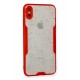 Newface iPhone XS Max Kılıf Platin Simli Silikon - Kırmızı Newface iPhone XS Max Kılıf Platin Simli Silikon - Kırmızı