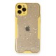 Newface iPhone 11 Pro Kılıf Platin Simli Silikon - Sarı Newface iPhone 11 Pro Kılıf Platin Simli Silikon - Sarı