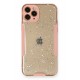 Newface iPhone 11 Pro Kılıf Platin Simli Silikon - Pembe Newface iPhone 11 Pro Kılıf Platin Simli Silikon - Pembe