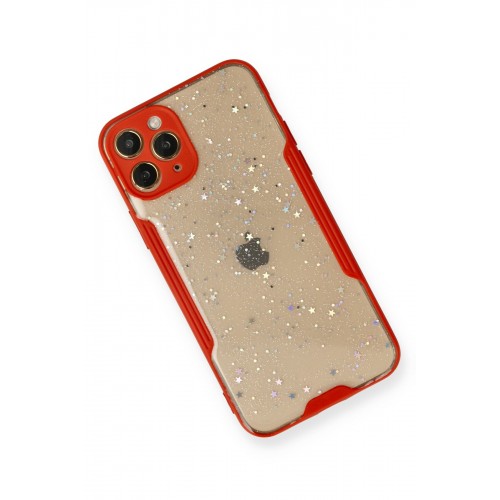 Newface iPhone 11 Pro Kılıf Platin Simli Silikon - Kırmızı Newface iPhone 11 Pro Kılıf Platin Simli Silikon - Kırmızı