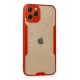 Newface iPhone 11 Pro Max Kılıf Platin Simli Silikon - Kırmızı Newface iPhone 11 Pro Max Kılıf Platin Simli Silikon - Kırmızı