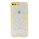 Newface iPhone 7 Plus Kılıf Platin Simli Silikon - Sarı Newface iPhone 7 Plus Kılıf Platin Simli Silikon - Sarı