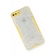 Newface iPhone 7 Plus Kılıf Platin Simli Silikon - Sarı Newface iPhone 7 Plus Kılıf Platin Simli Silikon - Sarı