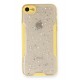 Newface iPhone 8 Kılıf Platin Simli Silikon - Sarı Newface iPhone 8 Kılıf Platin Simli Silikon - Sarı