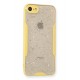Newface iPhone 8 Kılıf Platin Simli Silikon - Sarı Newface iPhone 8 Kılıf Platin Simli Silikon - Sarı
