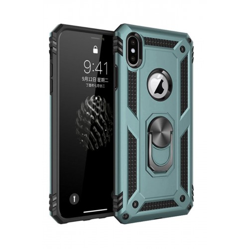 Newface iPhone XS Max Kılıf Sofya Yüzüklü Silikon Kapak - Yeşil Newface iPhone XS Max Kılıf Sofya Yüzüklü Silikon Kapak - Yeşil