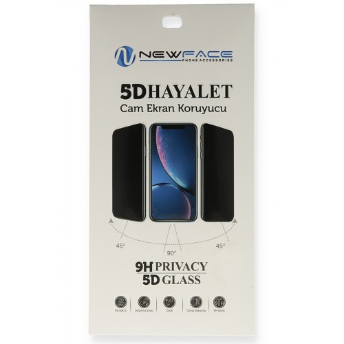 Newface iPhone 8 Plus 5D Hayalet Cam Ekran Koruyucu - Beyaz Newface iPhone 8 Plus 5D Hayalet Cam Ekran Koruyucu - Beyaz
