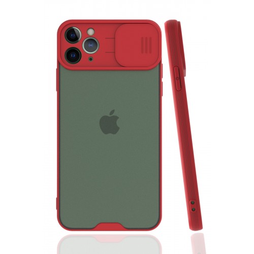 Newface iPhone 11 Pro Kılıf Platin Kamera Koruma Silikon - Kırmızı Newface iPhone 11 Pro Kılıf Platin Kamera Koruma Silikon - Kırmızı